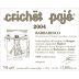 Roagna Crichet Paje 2004 Front Label