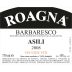 Roagna Barbaresco Asili 2008 Front Label