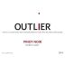 Outlier Pinot Noir 2014 Front Label