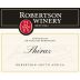 Robertson Shiraz 2015 Front Label