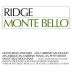 Ridge Monte Bello 1975 Front Label