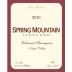 Spring Mountain Vineyard Estate Cabernet Sauvignon 2010 Front Label