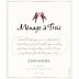 Menage a Trois Zinfandel 2013 Front Label