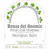 Ronco del Gnemiz Sauvignon Salici 2014 Front Label