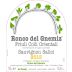 Ronco del Gnemiz Sauvignon Salici 2013 Front Label