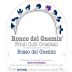 Ronco del Gnemiz Rosso del Gnemiz 2012 Front Label