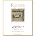 Ravines Meritage 2012 Front Label