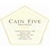 Cain Five 2000 Front Label