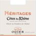 Ogier Heritages Cotes du Rhone Rouge 2014 Front Label