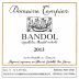 Domaine Tempier Bandol Rouge 2013 Front Label