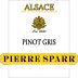 Pierre Sparr Pinot Gris 2014 Front Label