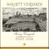 Barnett Vineyards Savoy Vineyard Pinot Noir 2009 Front Label