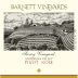 Barnett Vineyards Savoy Vineyard Pinot Noir 2008 Front Label