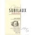Chateau Subilaux 2014 Front Label
