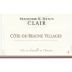 Francoise & Denis Clair Cote de Beaune Villages 2012 Front Label