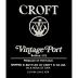 Croft Vintage Port (signs of seepage) 1970 Front Label