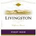Livingston California Reserve Pinot Noir Front Label