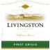 Livingston California Reserve Pinot Grigio Front Label