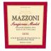 Mazzoni Toscana Rosso 2012 Front Label
