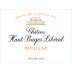 Chateau Haut-Bages Liberal 2015 Front Label