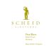 Scheid Vineyards Pinot Blanc 2013 Front Label