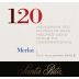 Santa Rita 120 Merlot 2011 Front Label