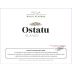 Ostatu Rioja Blanco 2015 Front Label