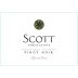 Scott Family Estate Arroyo Seco Pinot Noir 2014 Front Label