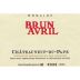 Brun Avril Chateauneuf-du-Pape 2012 Front Label