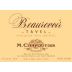 M. Chapoutier Tavel Beaurevoir Rose 1996 Front Label