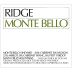 Ridge Monte Bello Chardonnay 2013 Front Label