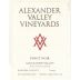 Alexander Valley Vineyards Pinot Noir 2014 Front Label