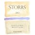 Storrs Santa Cruz Mountains Pinot Noir 2013 Front Label