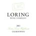 Loring Wine Company Santa Lucia Highlands Chardonnay 2012 Front Label