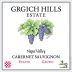 Grgich Hills Estate Cabernet Sauvignon (stained label) 1990 Front Label
