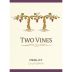 Two Vines California Merlot 2013 Front Label