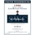 Smith Woodhouse Late Bottled Vintage Port 1986 Front Label