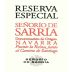 Senorio de Sarria Reserva Especial 2010 Front Label