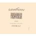 Loxton Sonoma Valley Shiraz 2003 Front Label