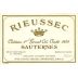 Chateau Rieussec Sauternes (375ML half-bottle) 2013 Front Label