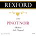 Rexford Antle Vineyard Pinot Noir 2013 Front Label