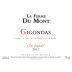 La Ferme du Mont Gigondas Cotes Jugunda 2012 Front Label