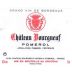 Chateau Bourgneuf 2000 Front Label