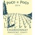 Poco a Poco Mendocino County Chardonnay 2014 Front Label