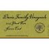 Davis Family Vineyards Sonoma Coast Pinot Noir 2013 Front Label