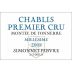 Simonnet-Febvre Chablis Montee de Tonnerre Premier Cru 2008 Front Label