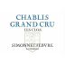 Simonnet-Febvre Chablis Les Clos Grand Cru 2011 Front Label