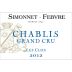 Simonnet-Febvre Chablis Les Clos Grand Cru 2012 Front Label