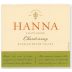 Hanna Chardonnay 2014 Front Label