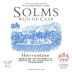 Solms Delta Hiervandaan Red 2005 Front Label